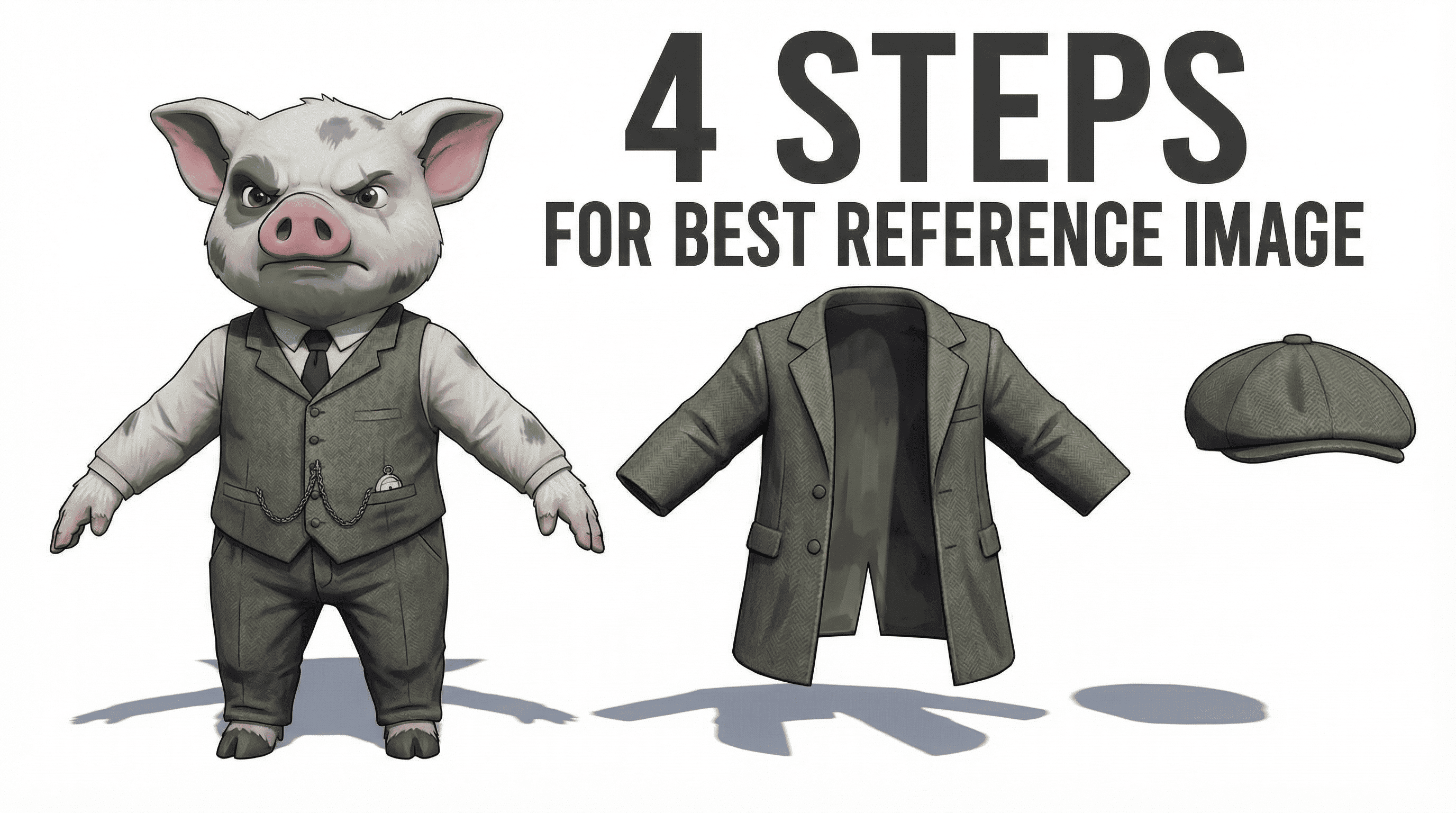My 4-Step System for Creating 3D Character References with AI