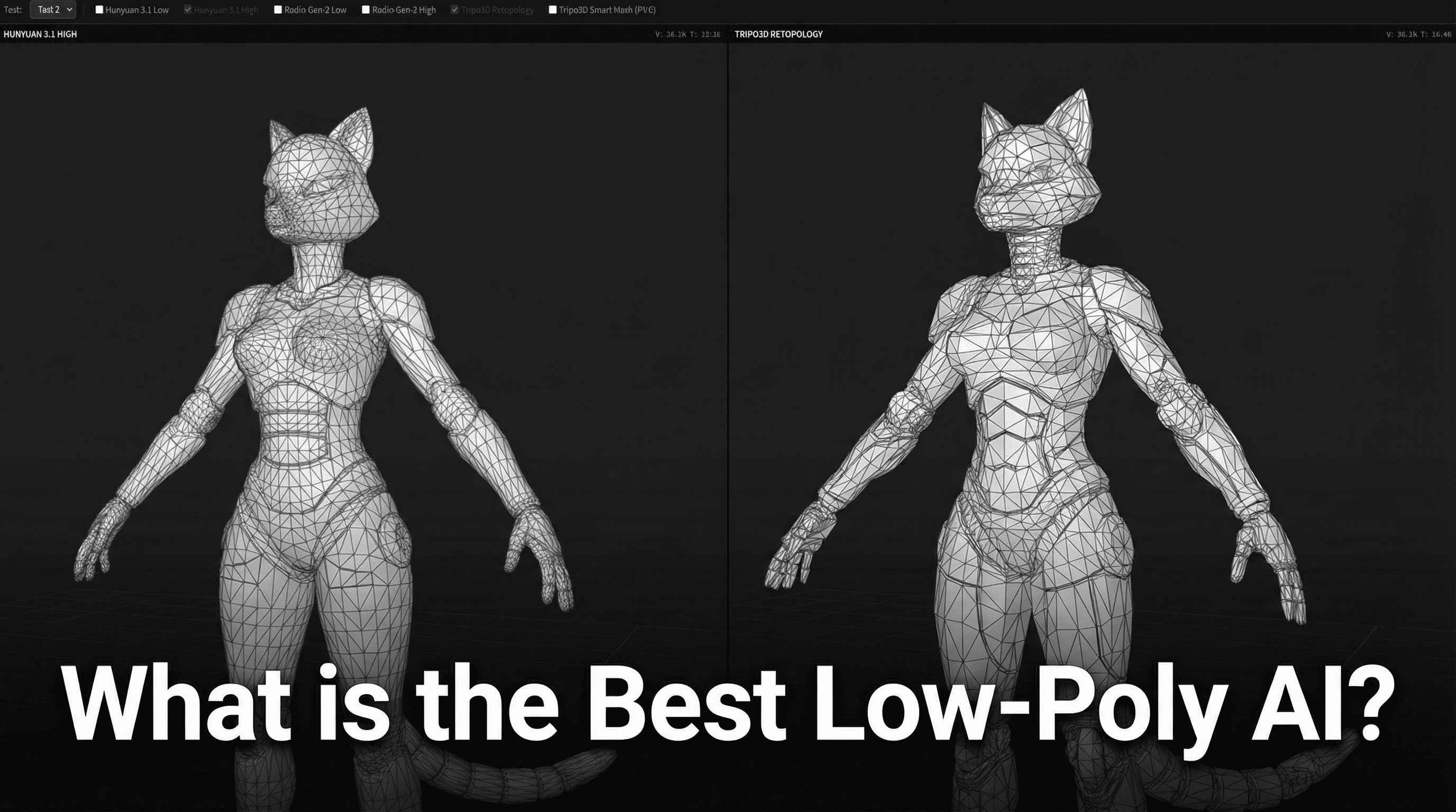 Best Low Poly AI Generators Right Now
